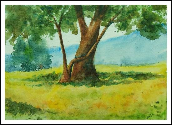 Nature, painting by Sneha Shinde