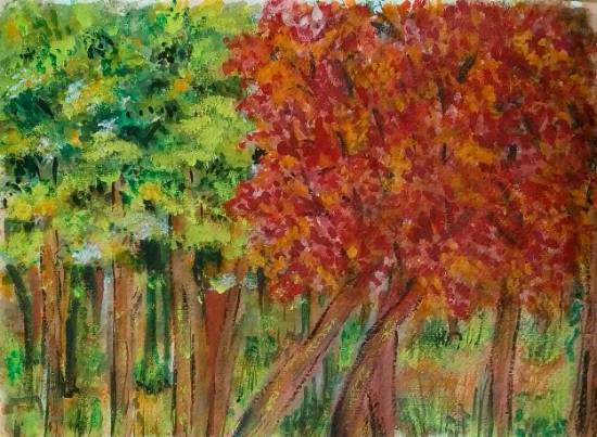 
Untitled - 1, painting by Rajeshri Sawant