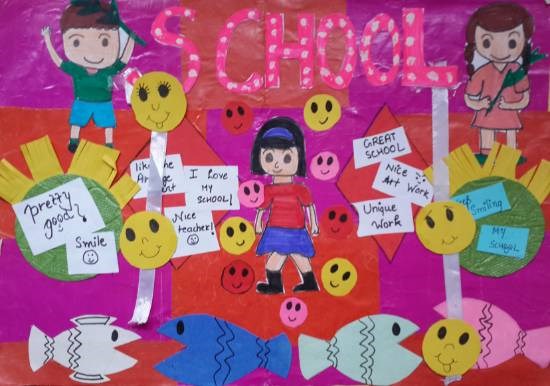 Our School, painting by Samridhi Dobriyal