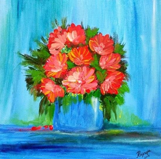 Still Life, painting by Rajrupa Biswas