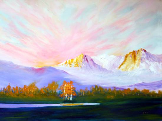 painting by Nayaswami Jyotish - I Am The Sky