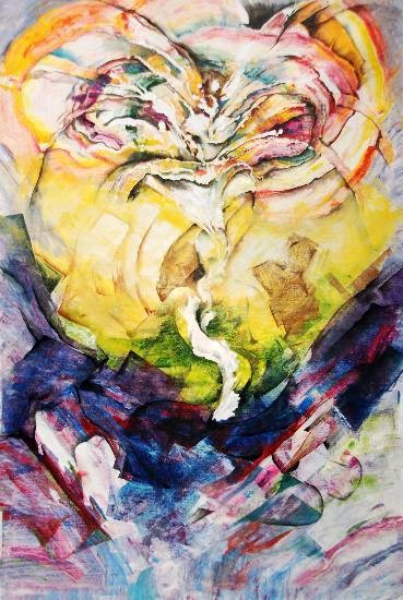 Origin, painting by Satish Pimple