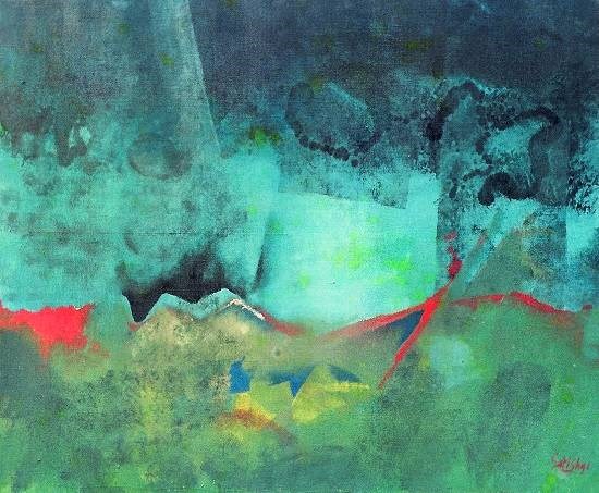 Malhar, painting by Satish Pimple