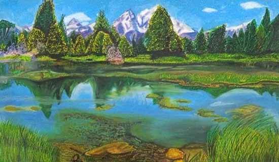 Painting  by Nishchal Talwar - Nature Scenario