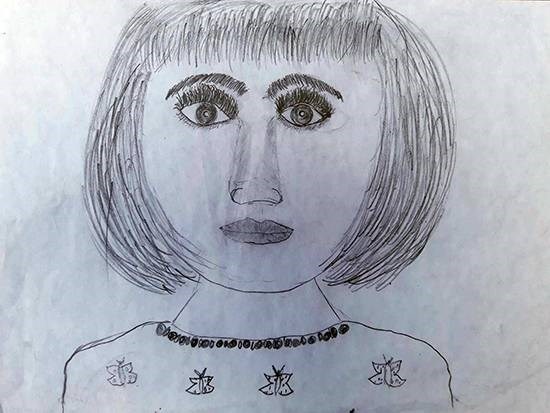 Girl, painting by Anuri Madhuashis