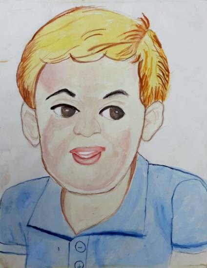 Boy, painting by Anuri Madhuashis