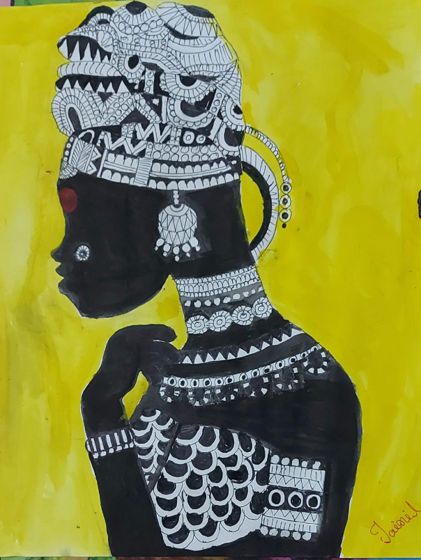 Artwork  by Jainil Bhavsar - African mandala art
