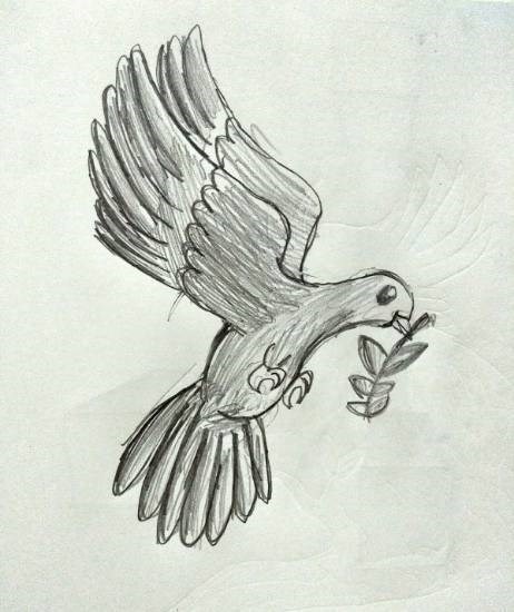 Bird, painting by Nandakishore M O