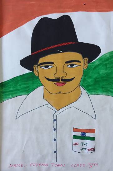 Painting by Prerna Tyagi - Freedom Fighter