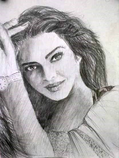 Woman - 1, painting by Harshini 