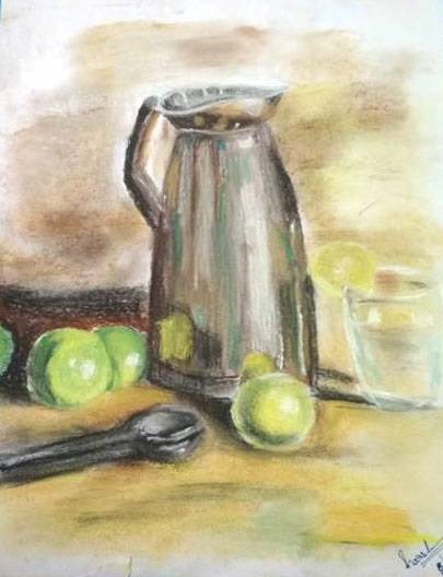 Jar, painting by Harshini 