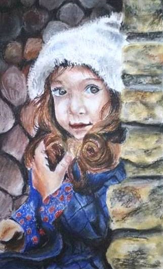 Girl, painting by Harshini 