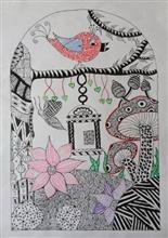 Painting  by Khwahish Kapasi - Bird