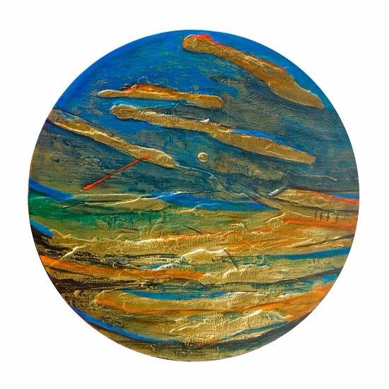 Blissful Sky, painting by Ami Patel