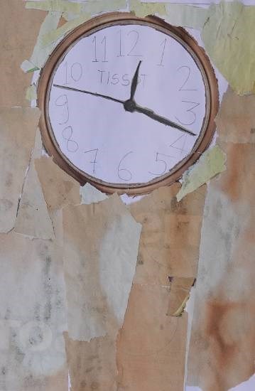 Time, painting by Kajal Pravin Baraf
