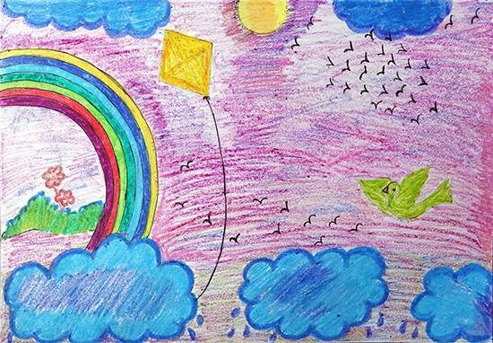 Nature, painting by Vaishali Santya Tumbada