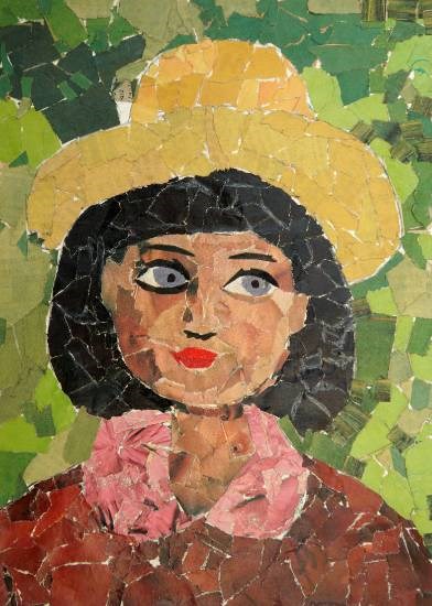 Modern girl, painting by Sayali Baban Ghodke