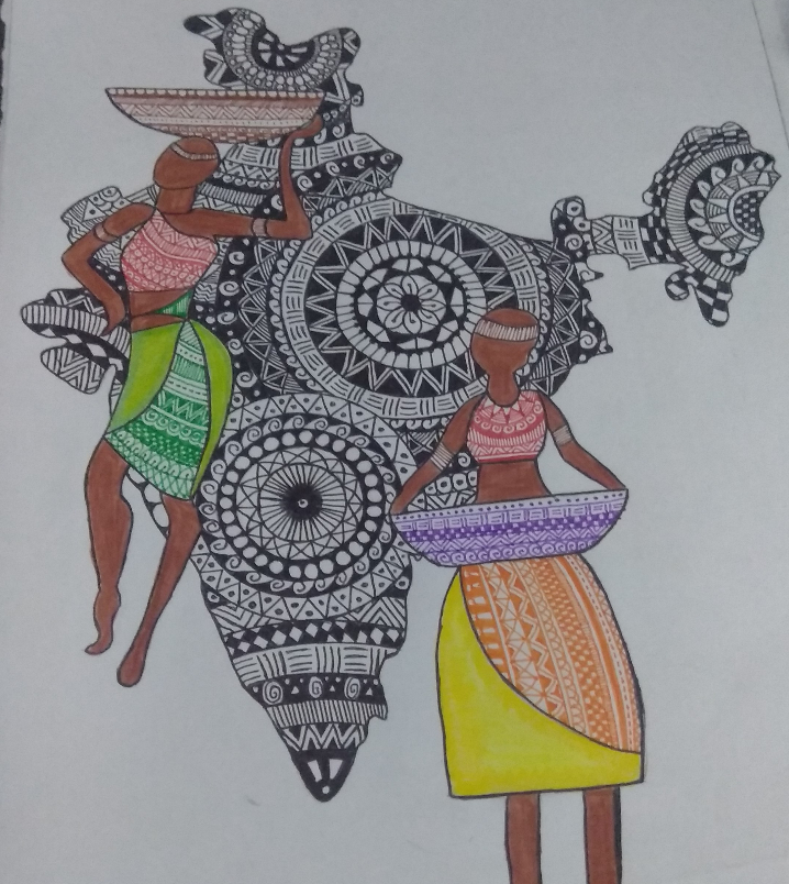 Painting  by Sayali Baban Ghodke - Adivasi