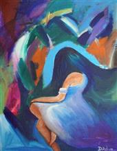 Painting  by Dikshya Supreet - Digital Art Girl