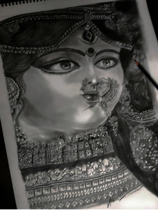 Shakti, painting by Kajal Mittal