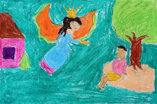 Painting  by Ganesh Sanjay Wayeda - Dream girl