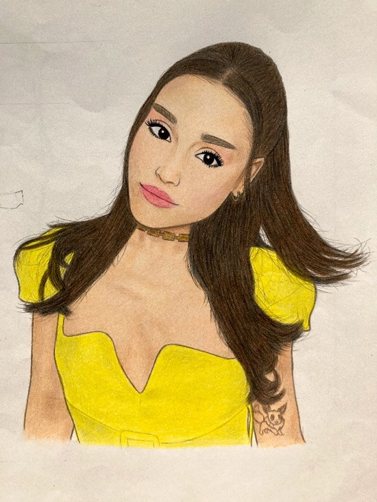 Singer, painting by Nisha Keshar