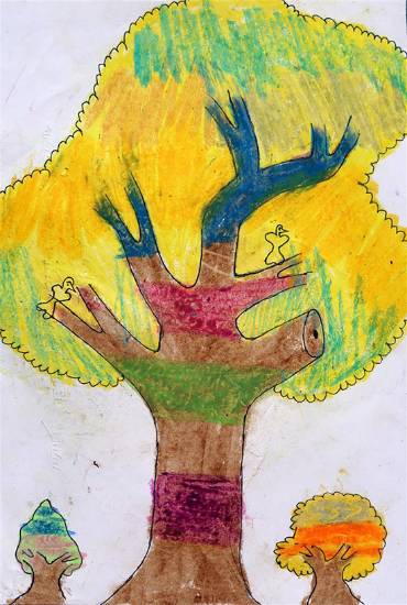 Painting  by Prashant Bansu Gimbhal - Tree