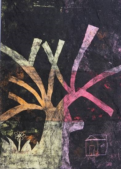 Tree, painting by Prashant Bansu Gimbhal