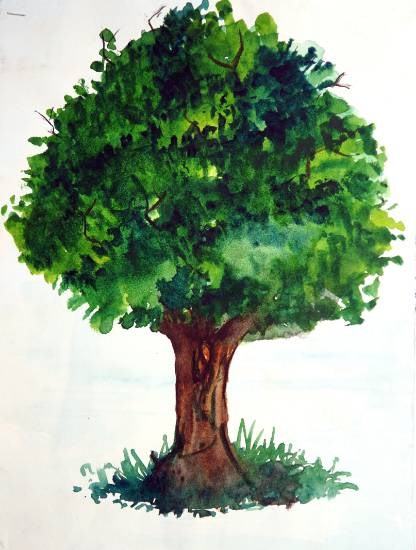 Tree, painting by Soniya Jaiswal