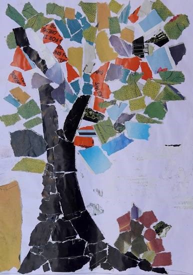 Tree, painting by Ujwala Janu Thakare