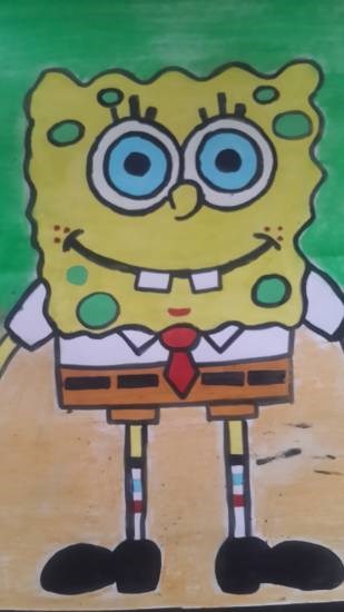 Cartoon Box, painting by Anoushka Samir Shinde