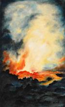 Burst Of Energy, Painting by Artist Nirmal Pathare, 
Oil on Canvas , 29 x 18 inches 
