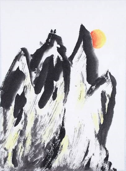 Evening Breeze, painting by Nandini Bajekal