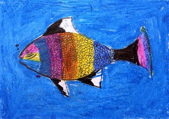 Painting  by Vilas Sapate - Ocean fish
