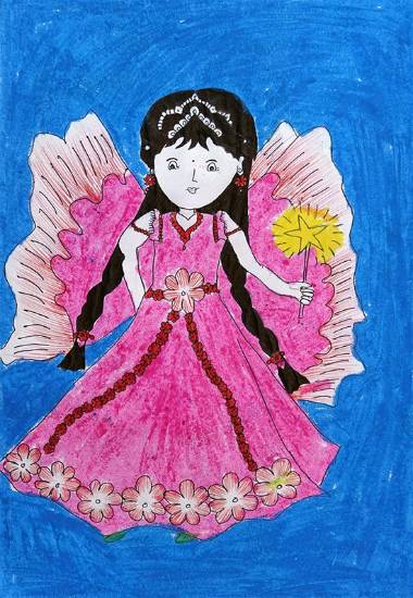 Painting  by Jaswanti Merya - Dream girl