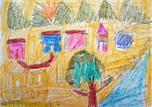 Painting  by Sanisa Bhore - Rural Life