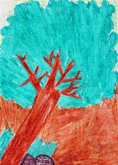 Tree, painting by Vaishali Mandal