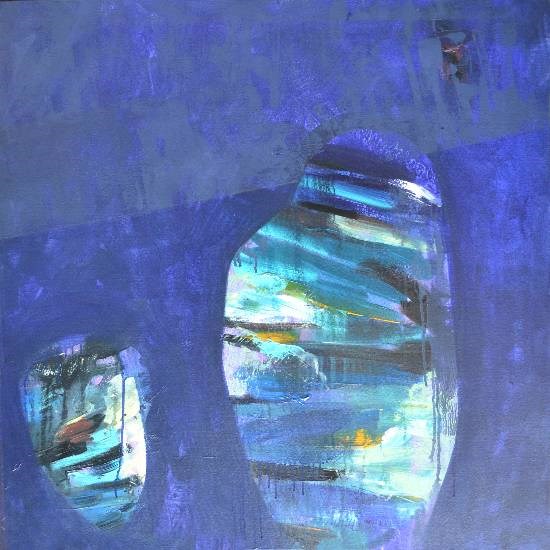 Untitled - F1, painting by Madhura Sarade