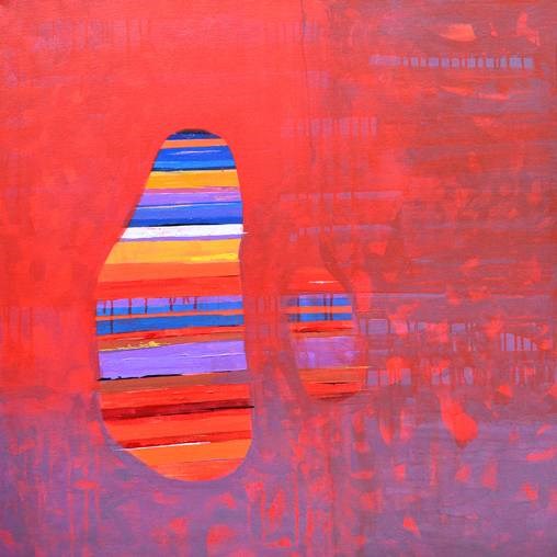 Untitled - F5, painting by Madhura Sarade