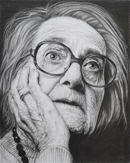 Portrait, painting by Makarand Gokhale