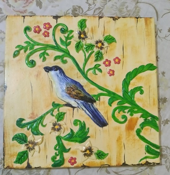 Mural, painting by Sabahat Fatima