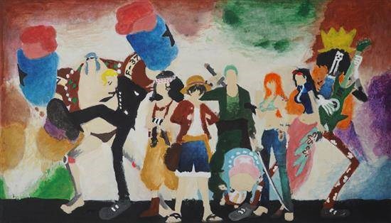 Music Club, painting by Dasari Suribabu