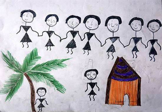 Painting  by Neha Shinde - Family