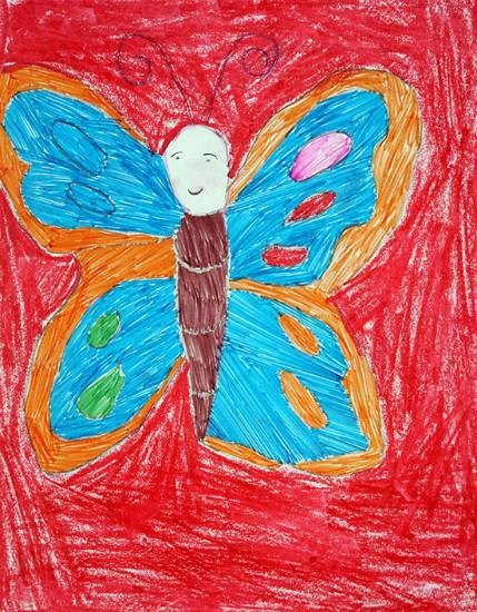 Butterfly, painting by Neha Shinde