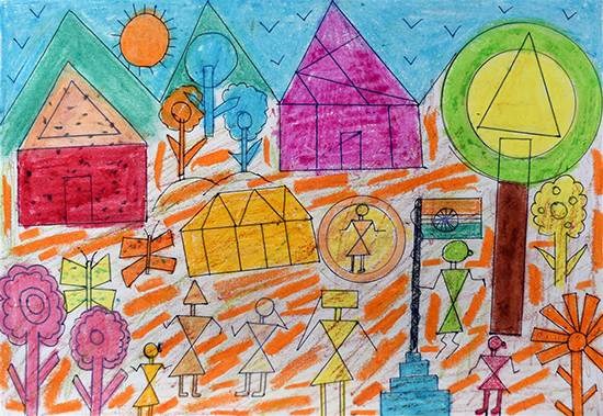 Independence Day, painting by Poonam Mere