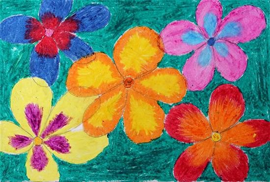 Flower Art, painting by Ravina Dadoda
