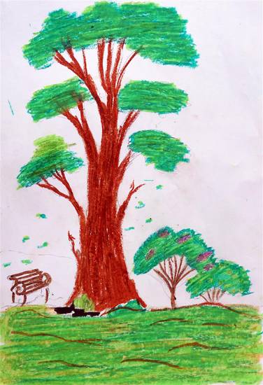 Painting  by Sandya Thakare - Garden