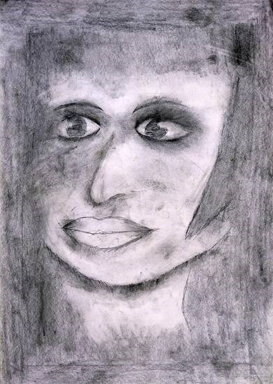 Portrait, painting by Vishal Topale