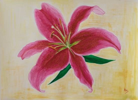 Lily - 4, painting by Anjuli Minocha