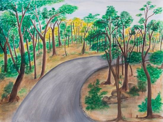 Journey, painting by Anjuli Minocha